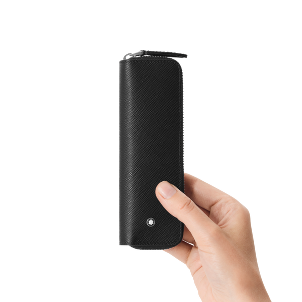 Sartorial Black Single Pen Pouch